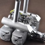 DLA 128CC Four Cylinder Gasoline Engine Remote Control Aircraft Model Oil Powered Large Fixed Wing RC Model Airplane